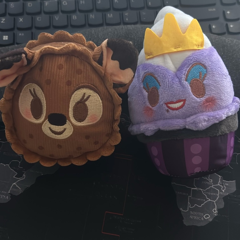 Bambi and Ursula small scented munchlings.